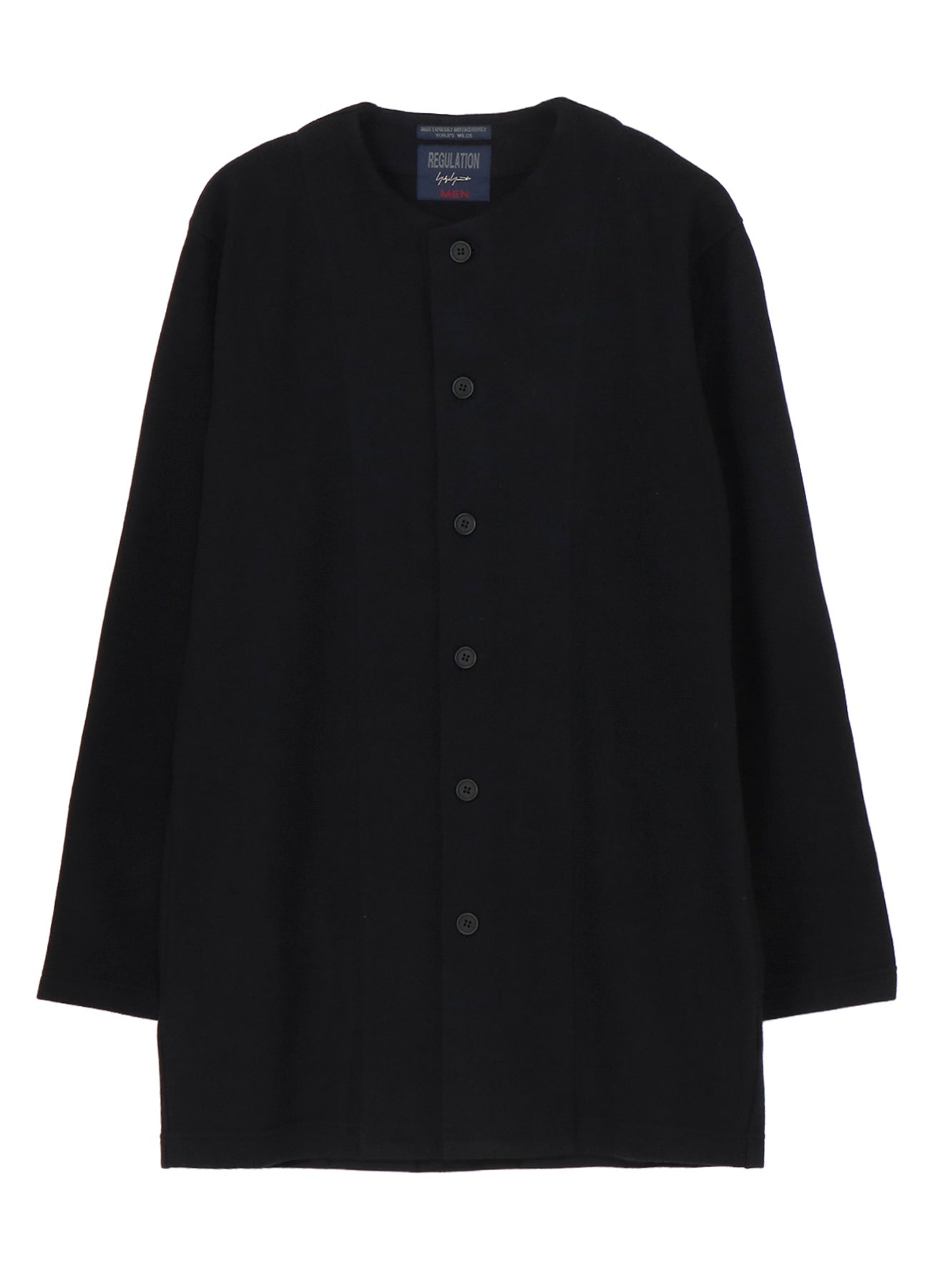 WOOLLEN JERSEY ROUND NECK JACKET