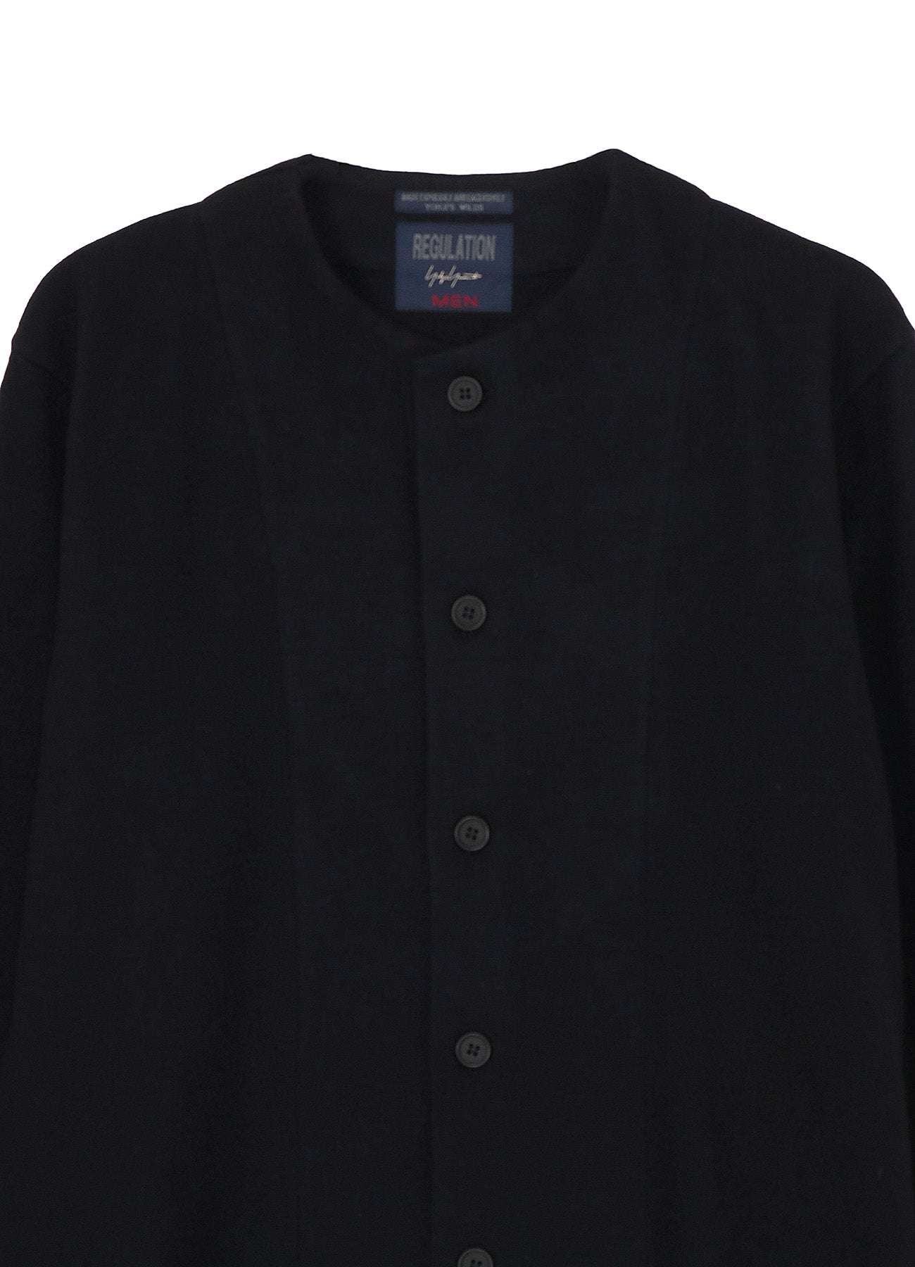 WOOLLEN JERSEY ROUND NECK JACKET