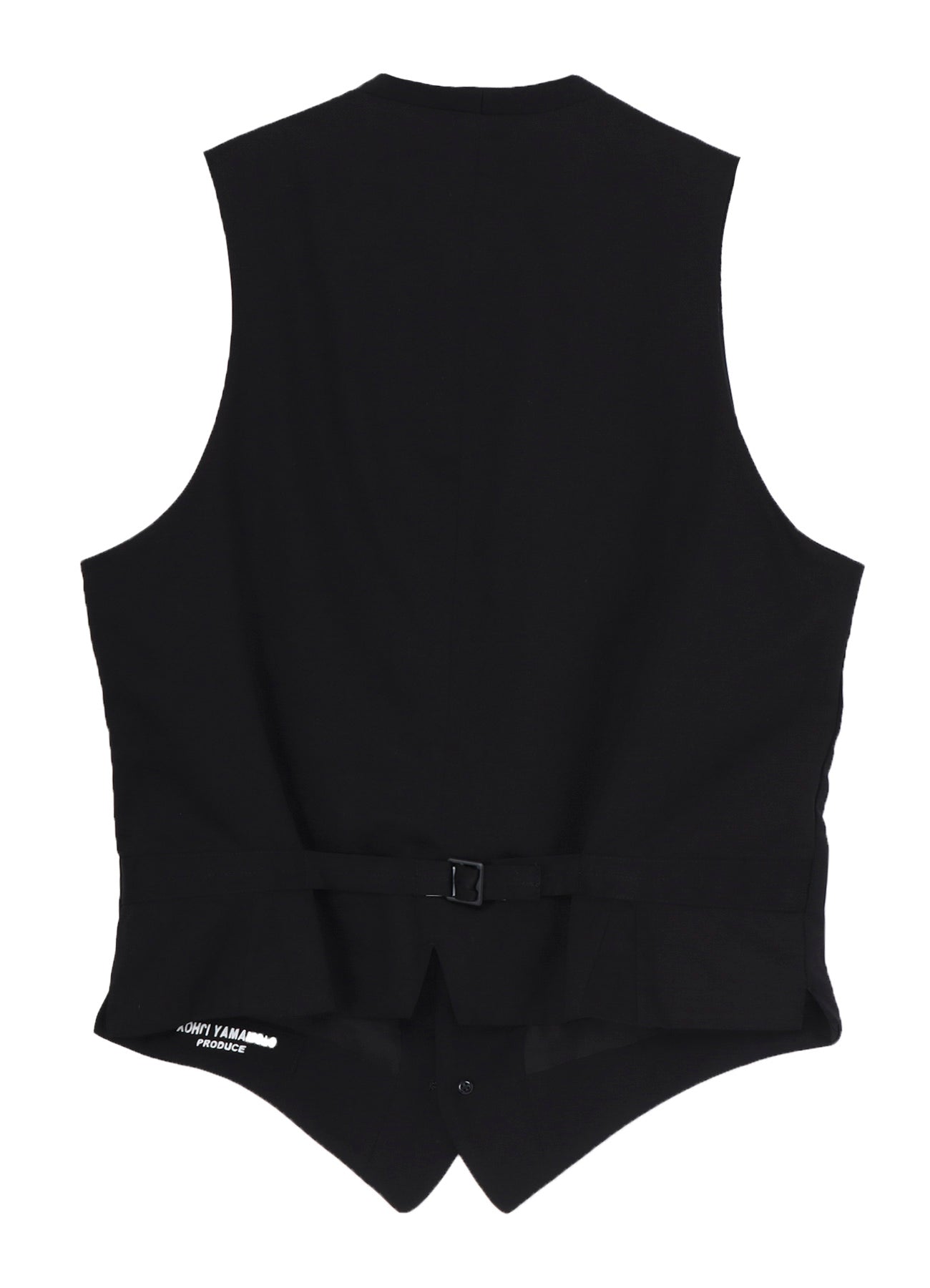 WOOL GABARDINE 7BUTTONS VEST