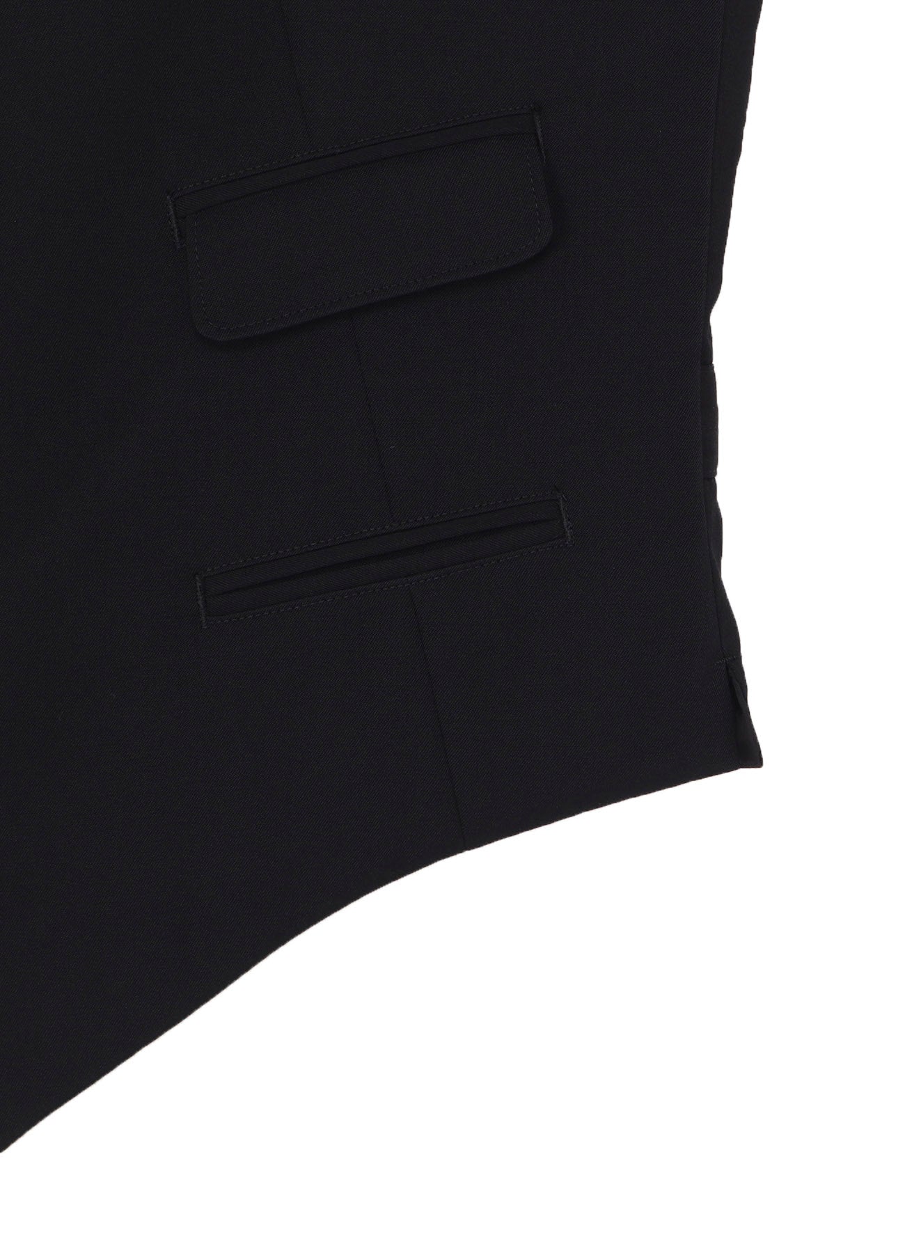 WOOL GABARDINE 7BUTTONS VEST