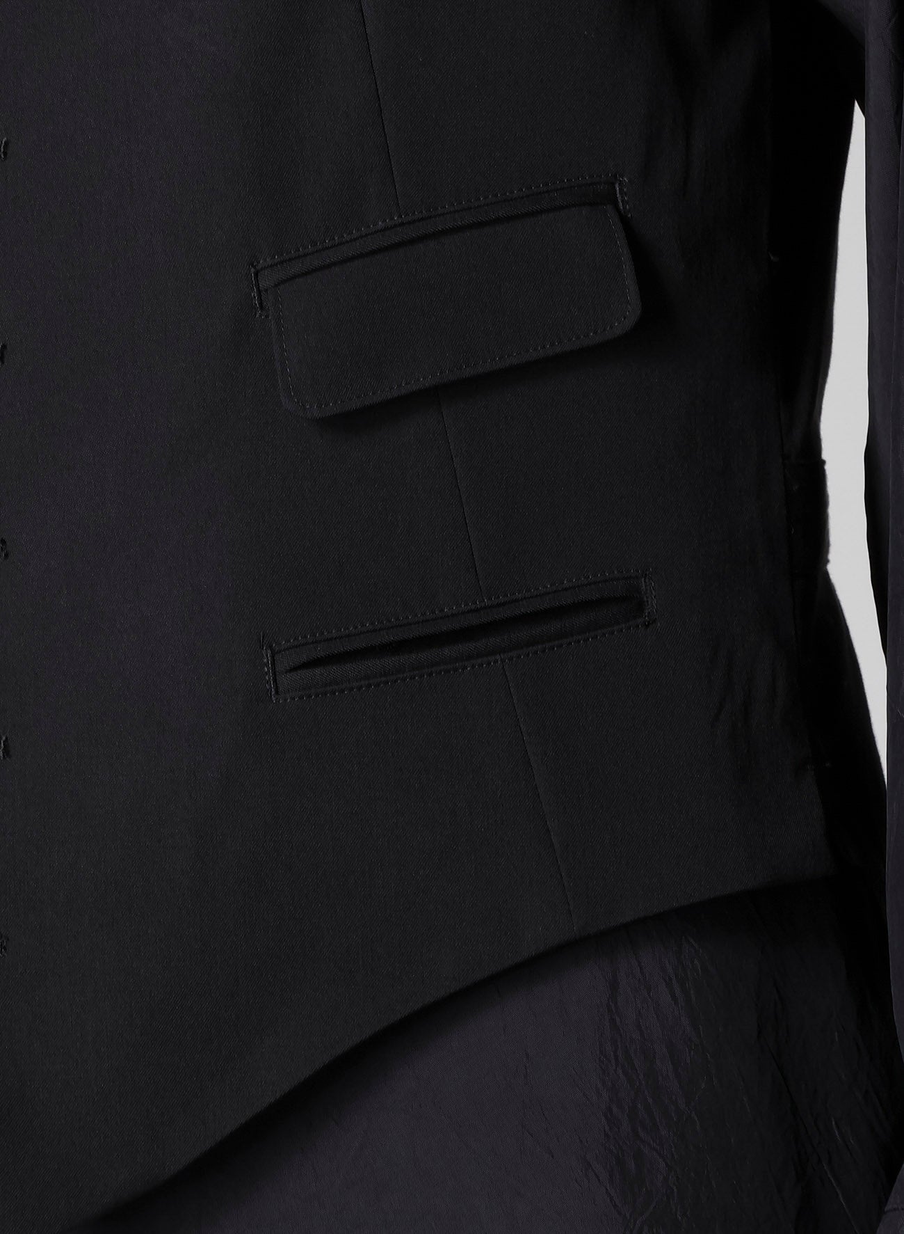 WOOL GABARDINE 7BUTTONS VEST