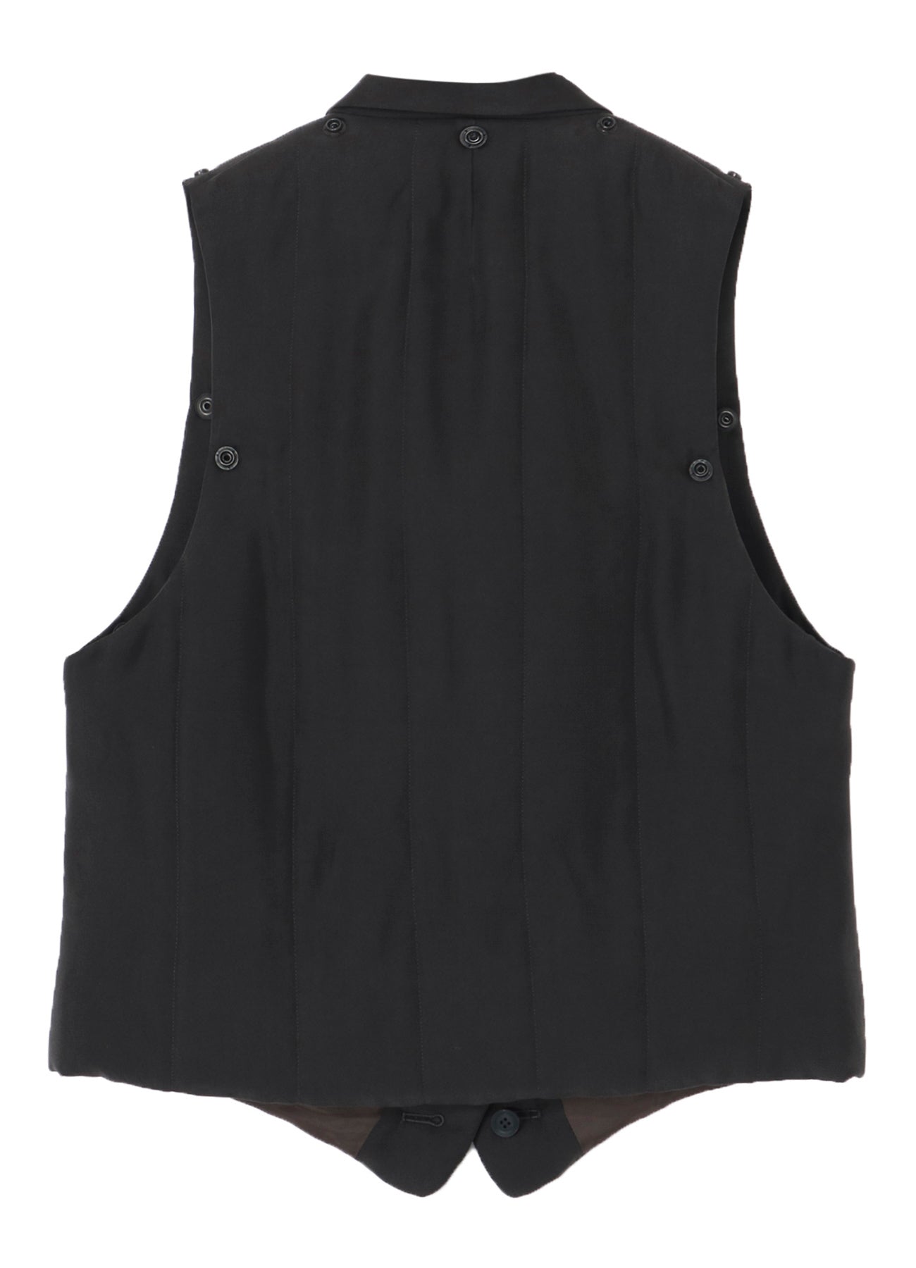 COTTON LINEN DOUBLE VEST WITH LINER