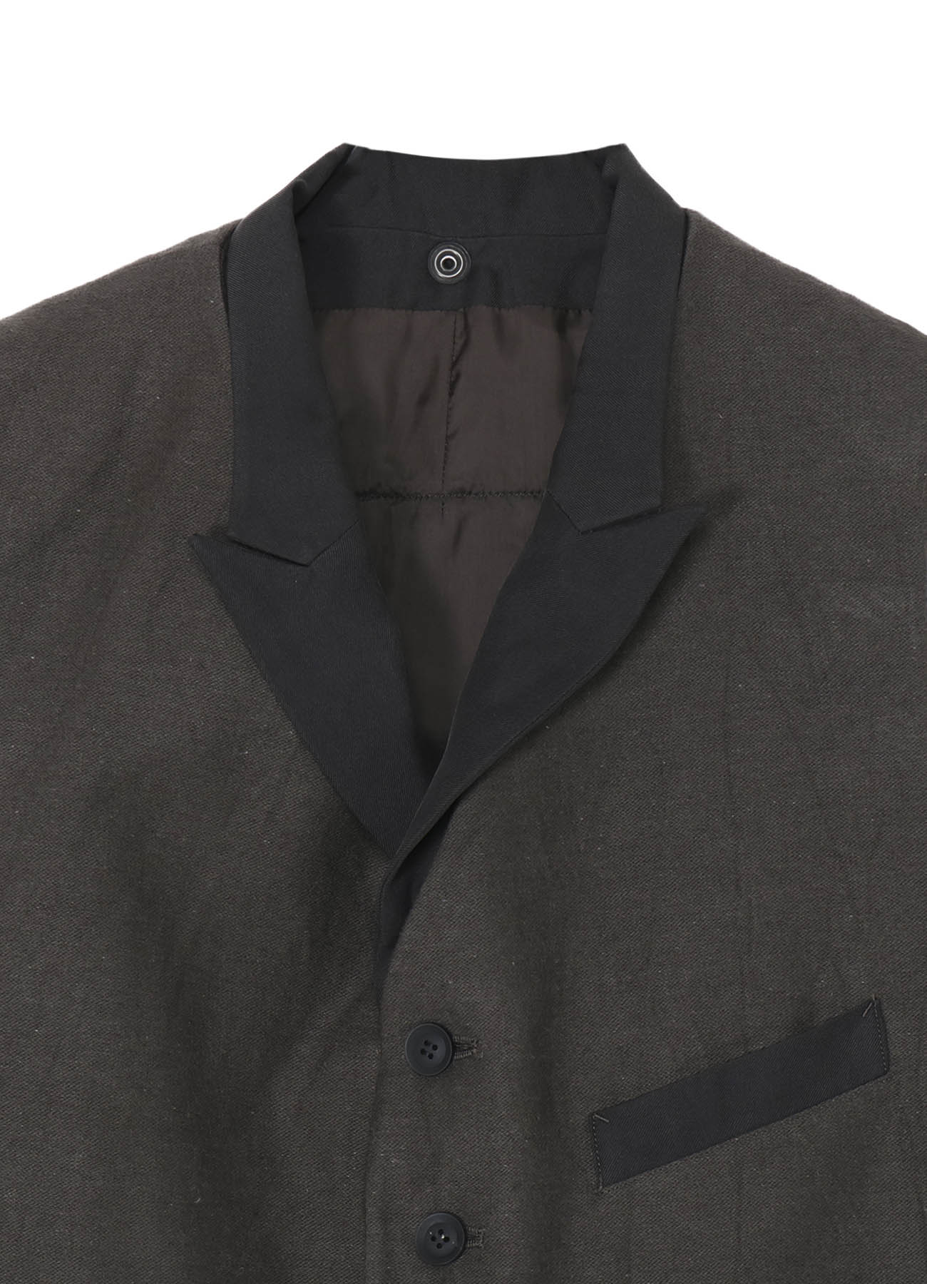 COTTON LINEN DOUBLE VEST WITH LINER