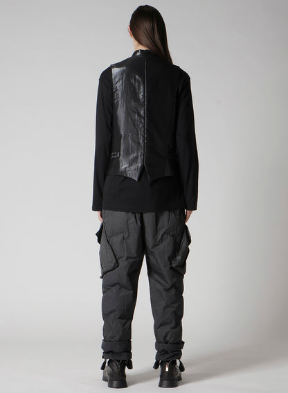 HIRAGANA PRINTED TRANSPARENT VEST