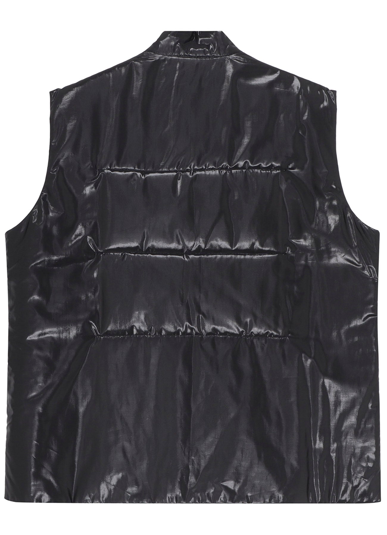 PAPER LOGO PRINTED CHINESE COLLAR VEST