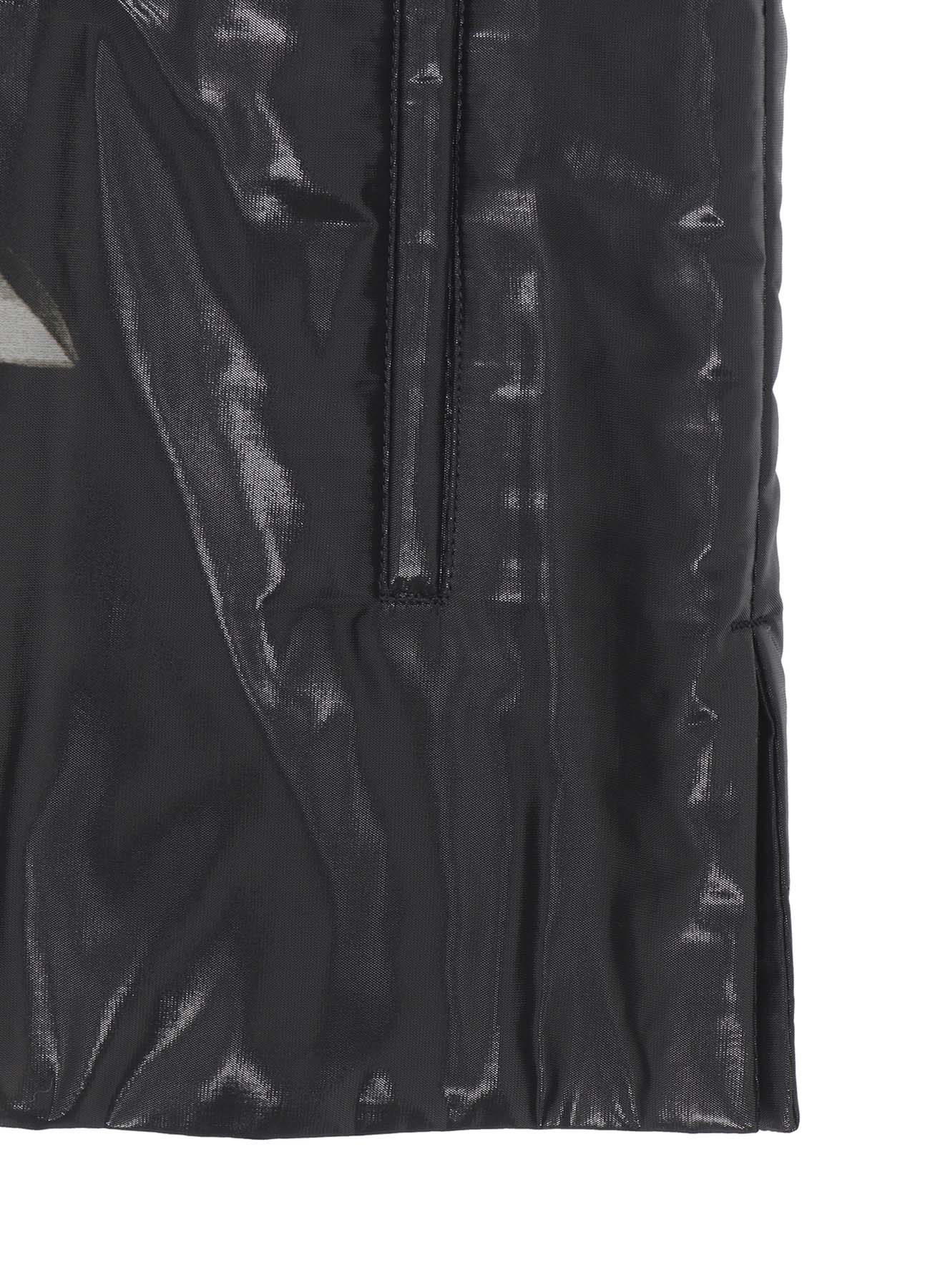 PAPER LOGO PRINTED CHINESE COLLAR VEST