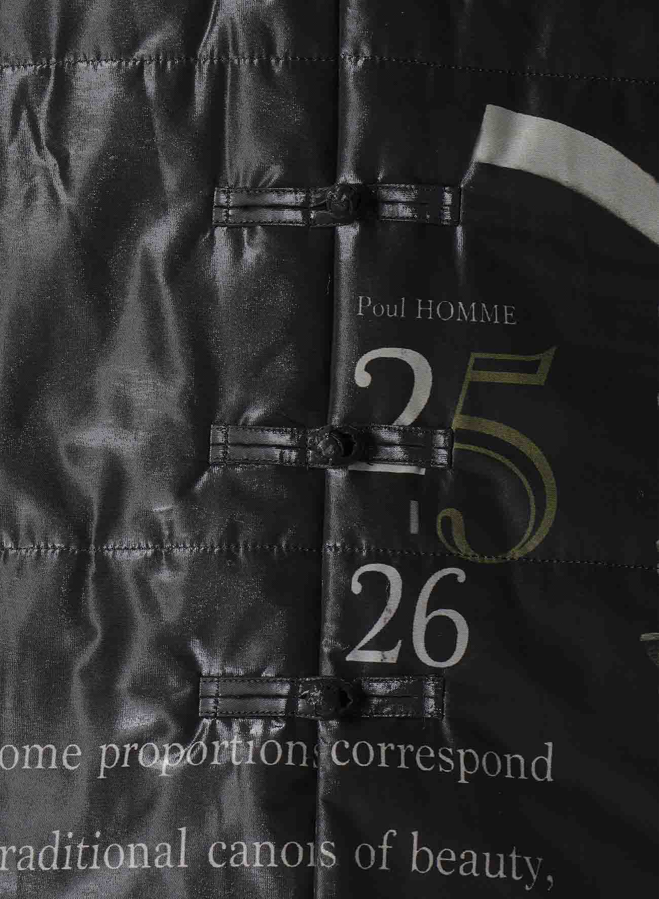 PAPER LOGO PRINTED CHINESE COLLAR VEST