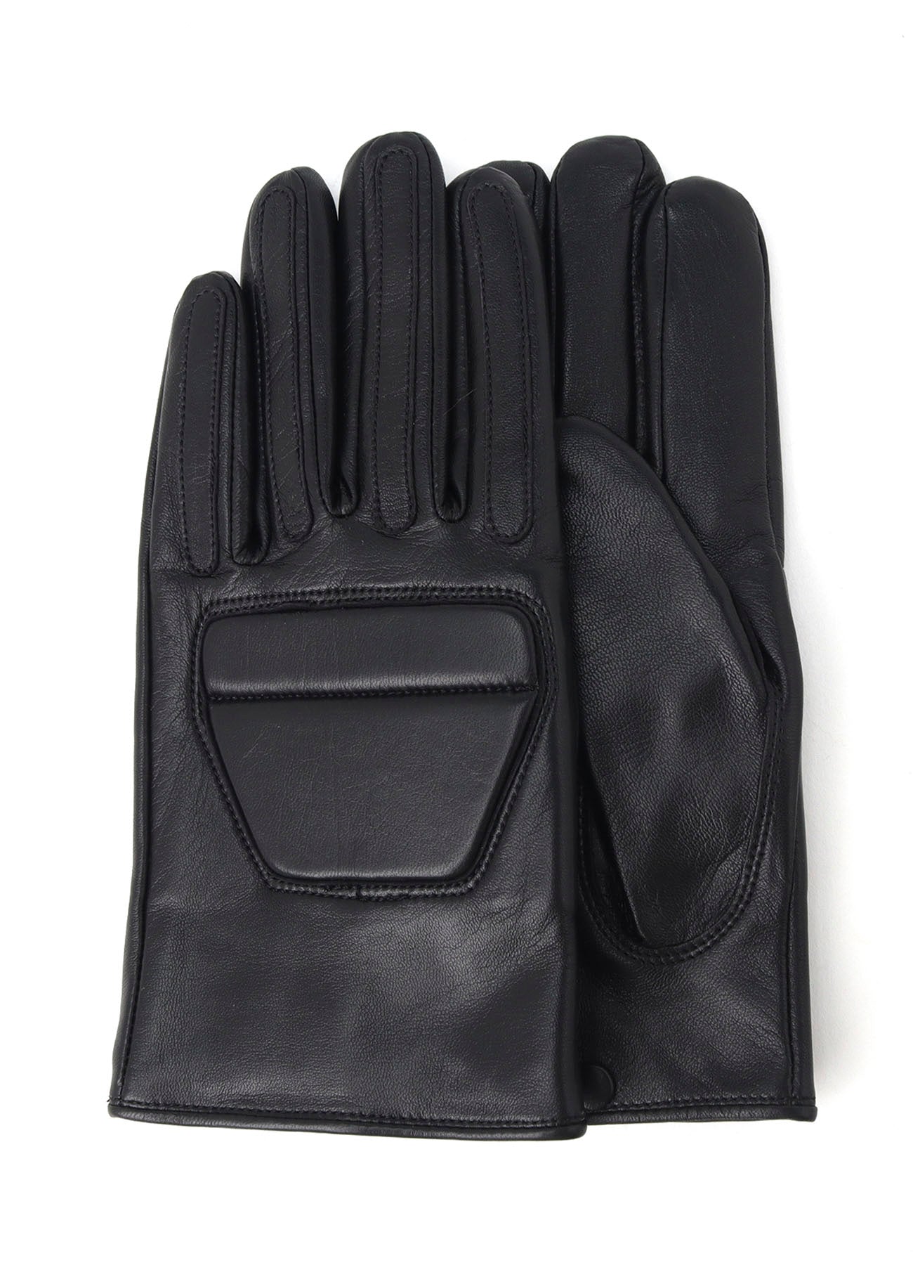 LAMB SKIN PADDED SHORT GLOVES