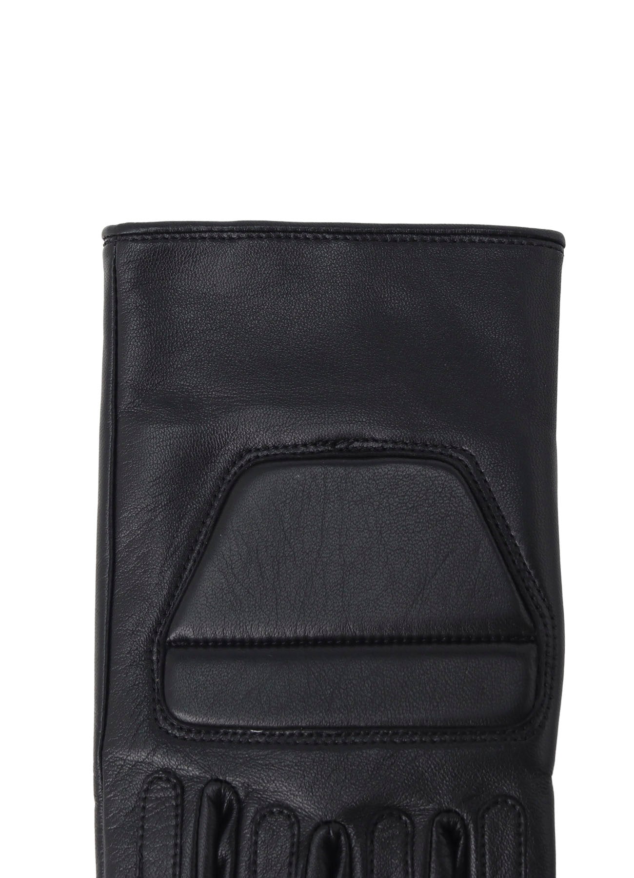 LAMB SKIN PADDED SHORT GLOVES