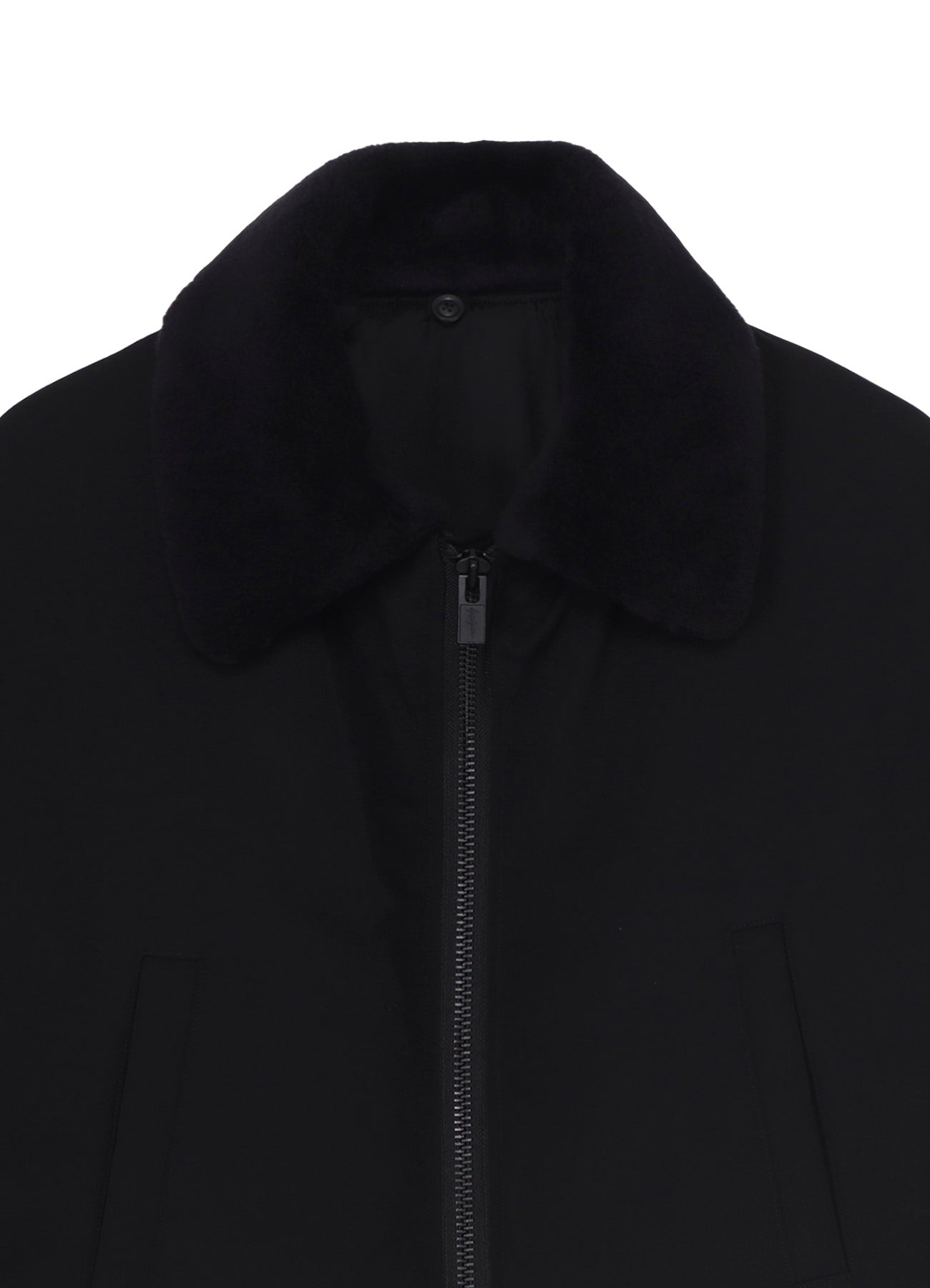 WOOL GABARDINE FLIGHT JACKET