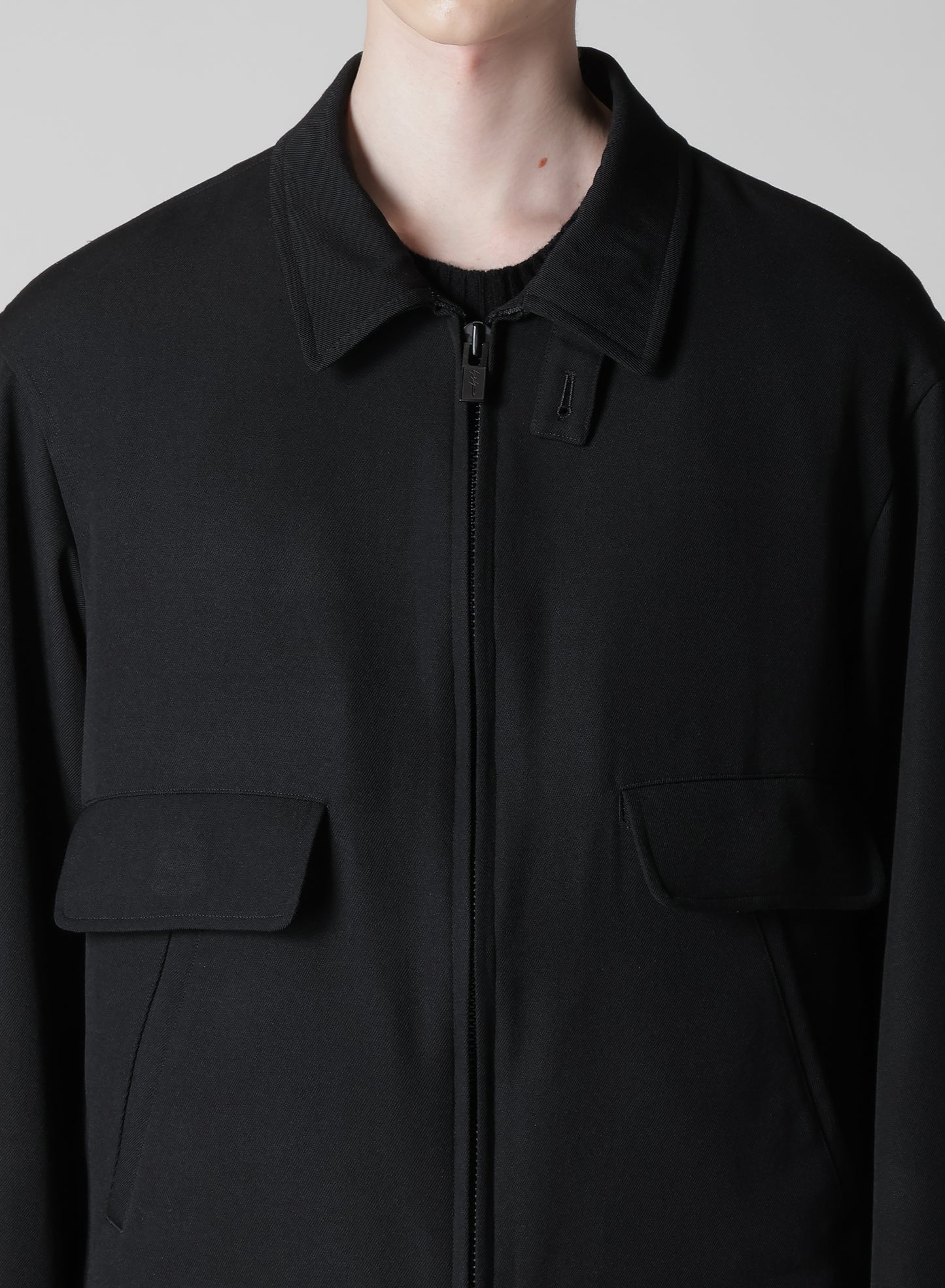 ARMY GABARDINE COLLAR TAB BLOUSON