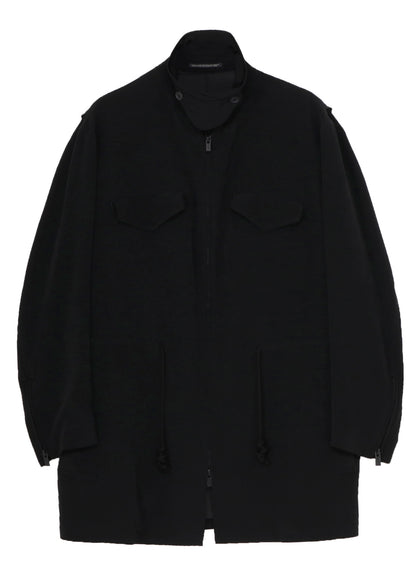 Ta TUXEDO BLOUSON WITH WAIST STRING