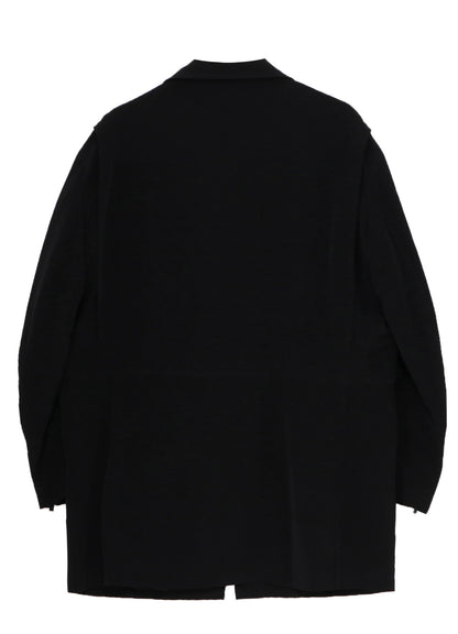Ta TUXEDO BLOUSON WITH WAIST STRING