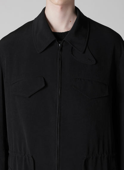 Ta TUXEDO BLOUSON WITH WAIST STRING