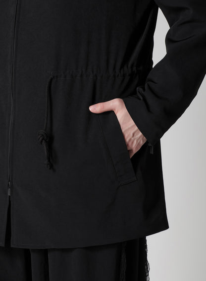 Ta TUXEDO BLOUSON WITH WAIST STRING