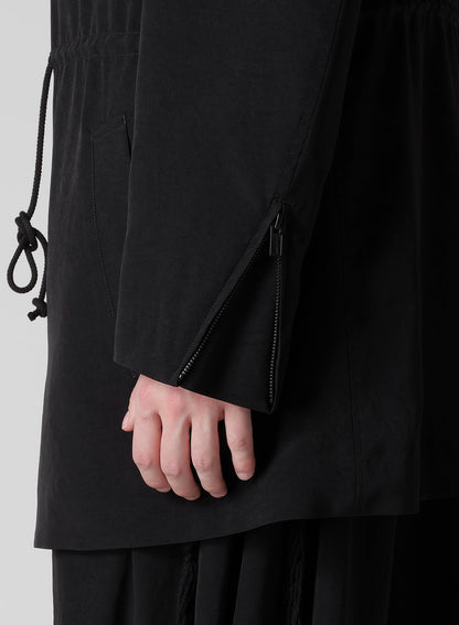 Ta TUXEDO BLOUSON WITH WAIST STRING