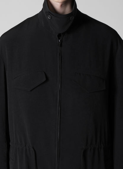 Ta TUXEDO BLOUSON WITH WAIST STRING