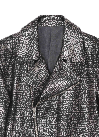 SILVER FOIL SHEEP SKIN DOUBLE RIDERS