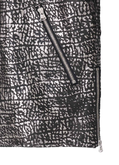 SILVER FOIL SHEEP SKIN DOUBLE RIDERS