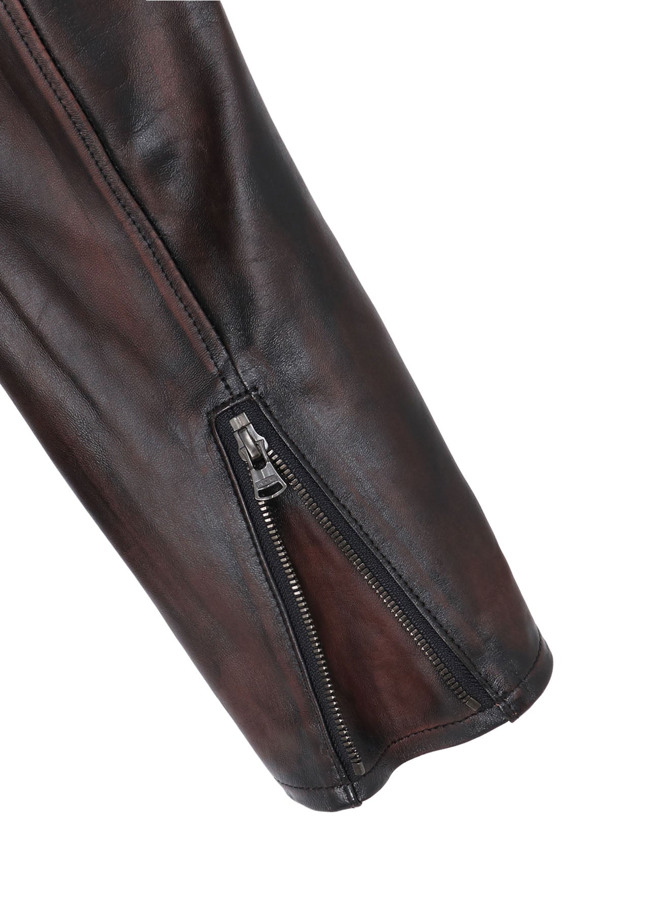 COMBI SHEEP DYED SINGLE ZIP BLOUSON