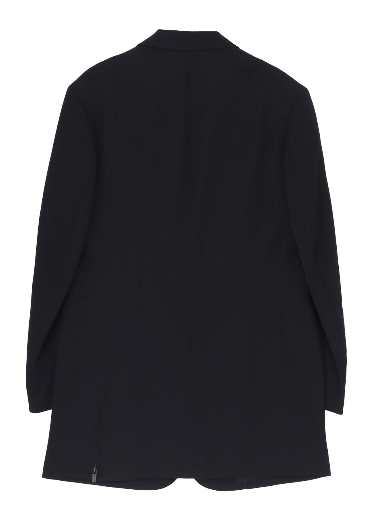 WOOL GABARDINE LEFT SEAM ZIPPER JACKET