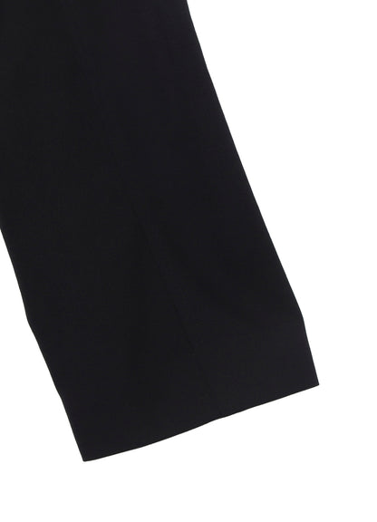 WOOL GABARDINE NAPOLEON LONG JACKET