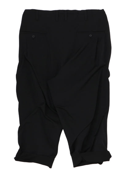 WOOL GABARDINE RANDOM TACK PANTS