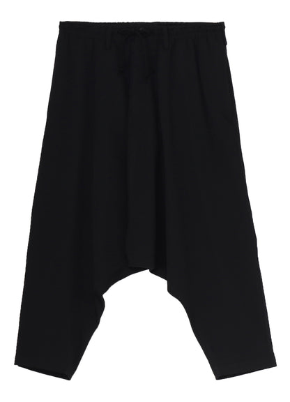 WOOL GABARDINE SAROUEL PANTS