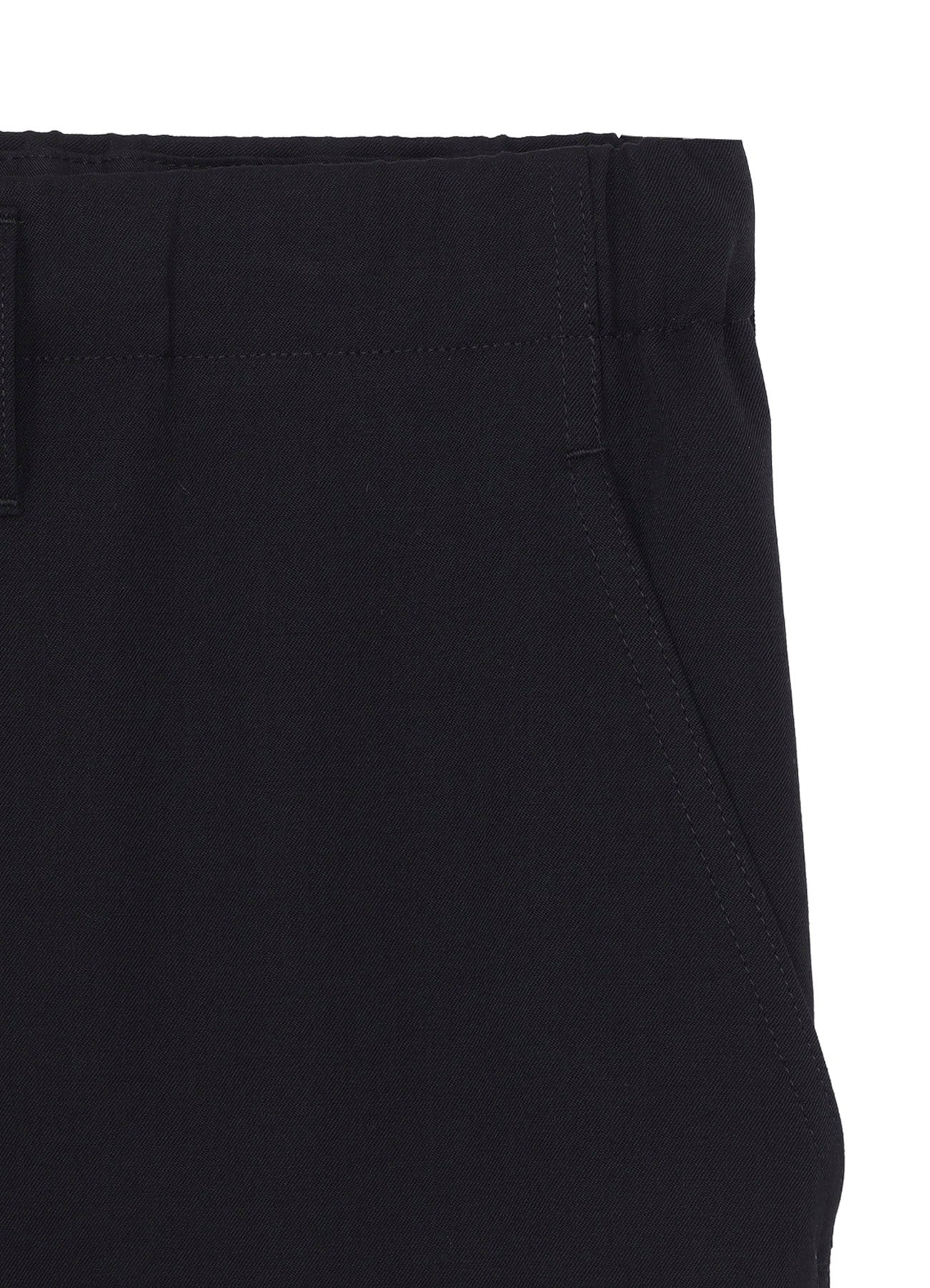 WOOL GABARDINE DOUBLE STITCH PANTS