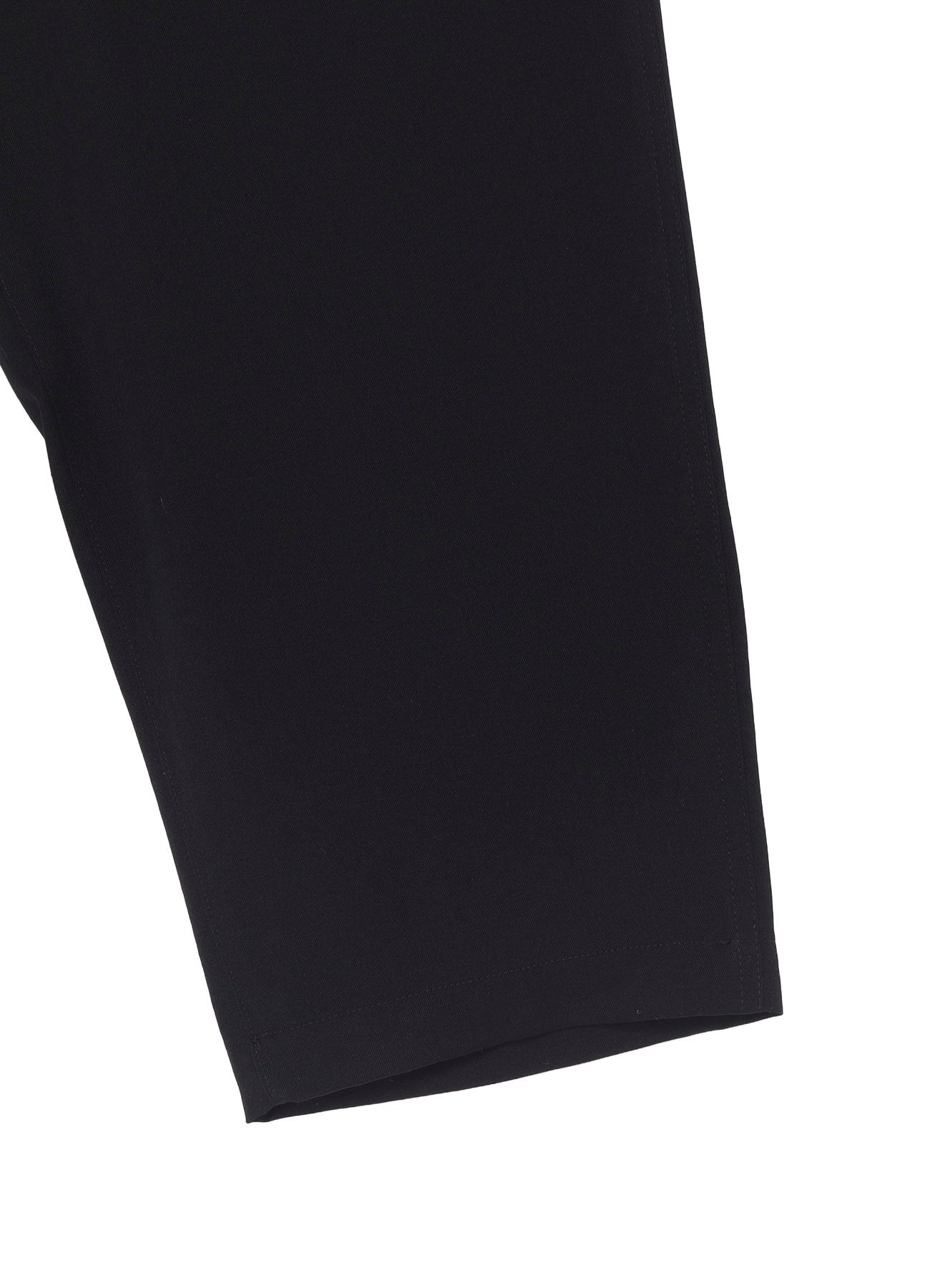 WOOL GABARDINE DOUBLE STITCH PANTS