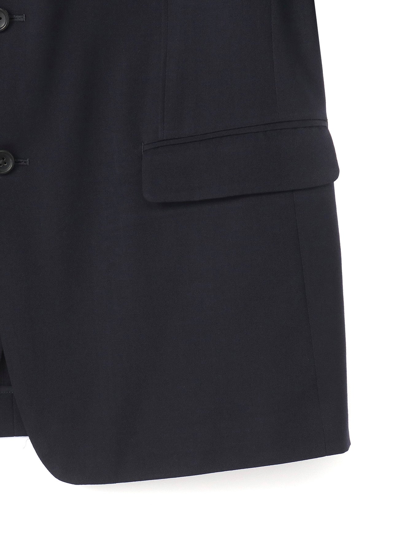 COSTUME D’HOMME Wool Gabardine Three Button Single Jacket