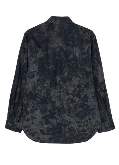 COTTON LINEN SHEETING LIGHT BLOUSE WITH CHEST TAB