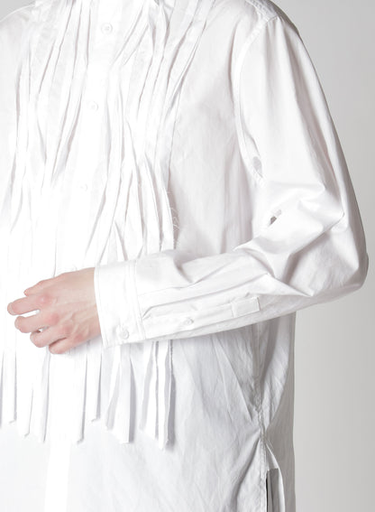 BROAD CHAIN STITCH BLOUSE WITH CLOTH
