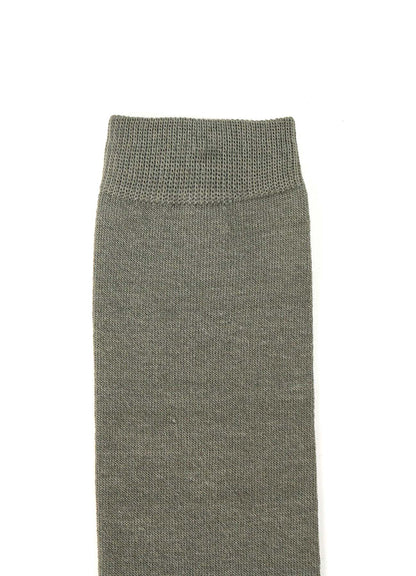 C/AC PLAIN STITCH A PLAIN COLOR HIGH SOCKS