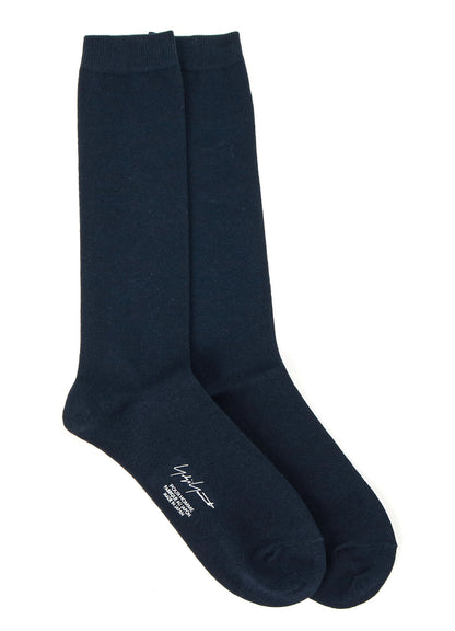 C/AC PLAIN STITCH C PLAIN COLOR HIGH SOCKS