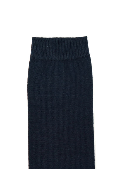 C/AC PLAIN STITCH C PLAIN COLOR HIGH SOCKS