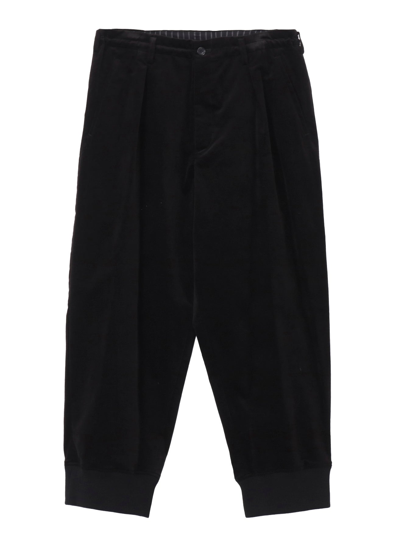50C VELVET HEM RIB PANTS