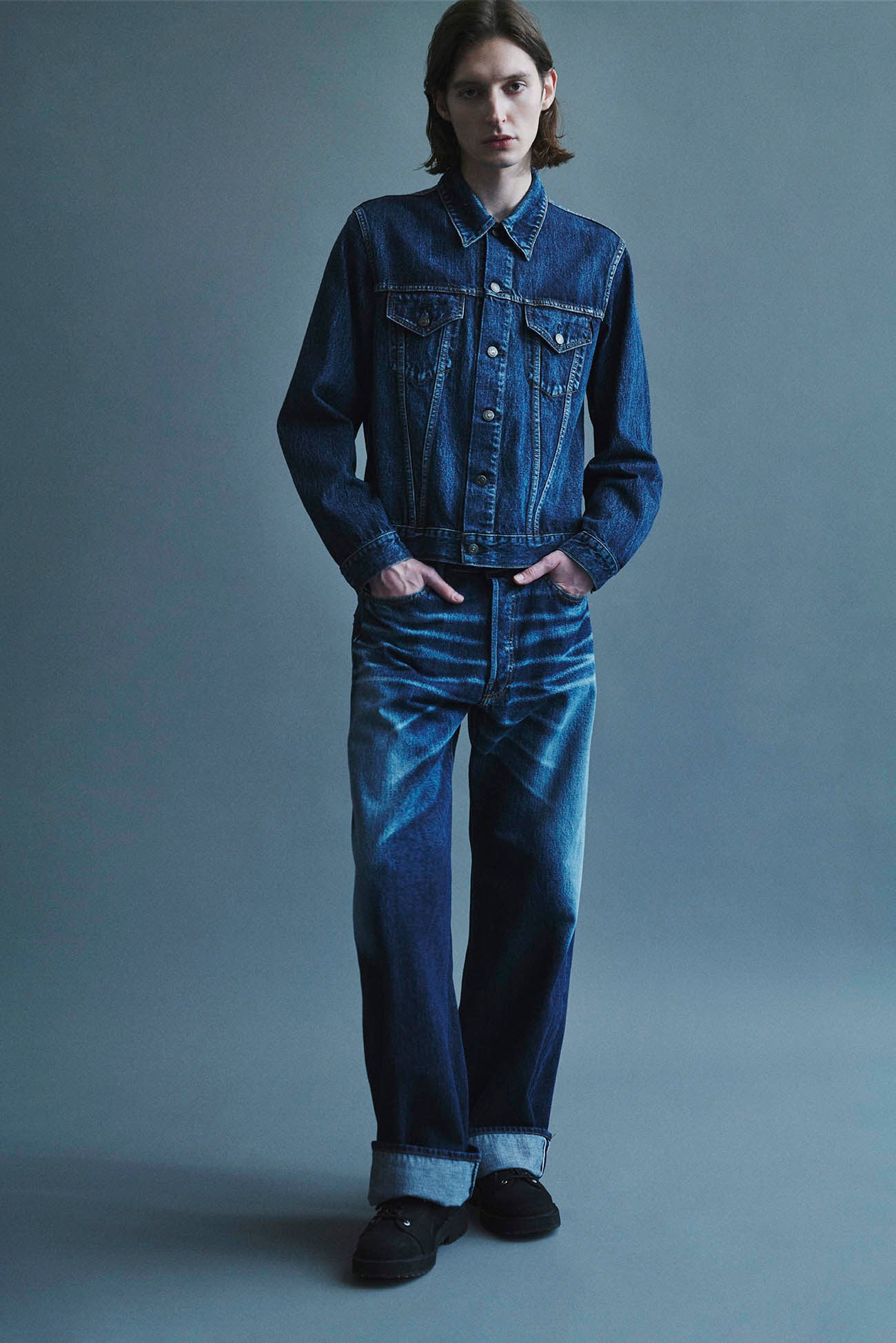 SP 14OZ MW DENIM 5 POCKETS PANTS