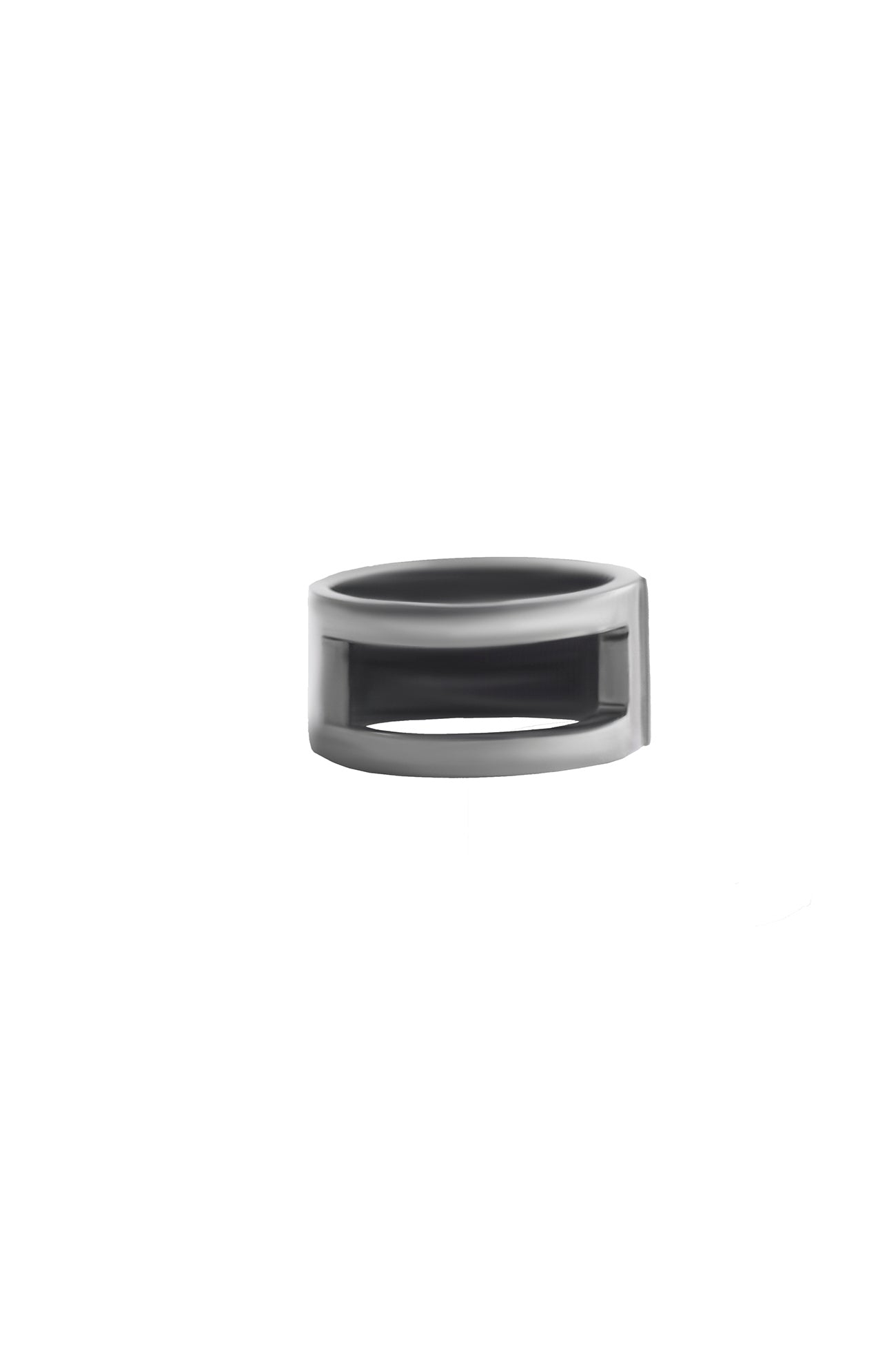 SV925/BKRHO BUMPY RING/SILVER