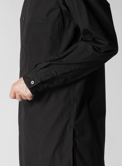 CHAIN STITCH BROAD OPEN COLLAR BLOUSE