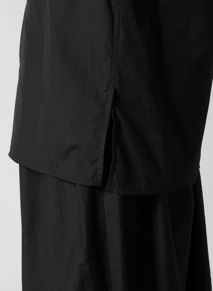 CHAIN STITCH BROAD OPEN COLLAR BLOUSE