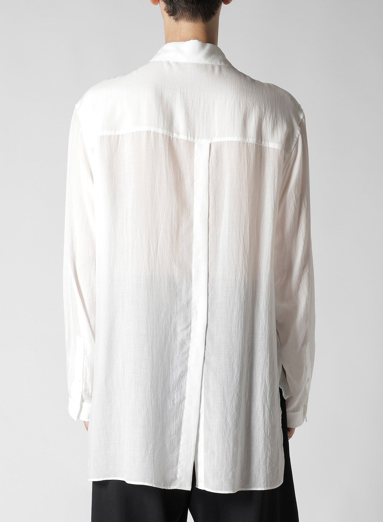 60 CELLULOSE LOAN UNBALANCED COLLAR BLOUSE