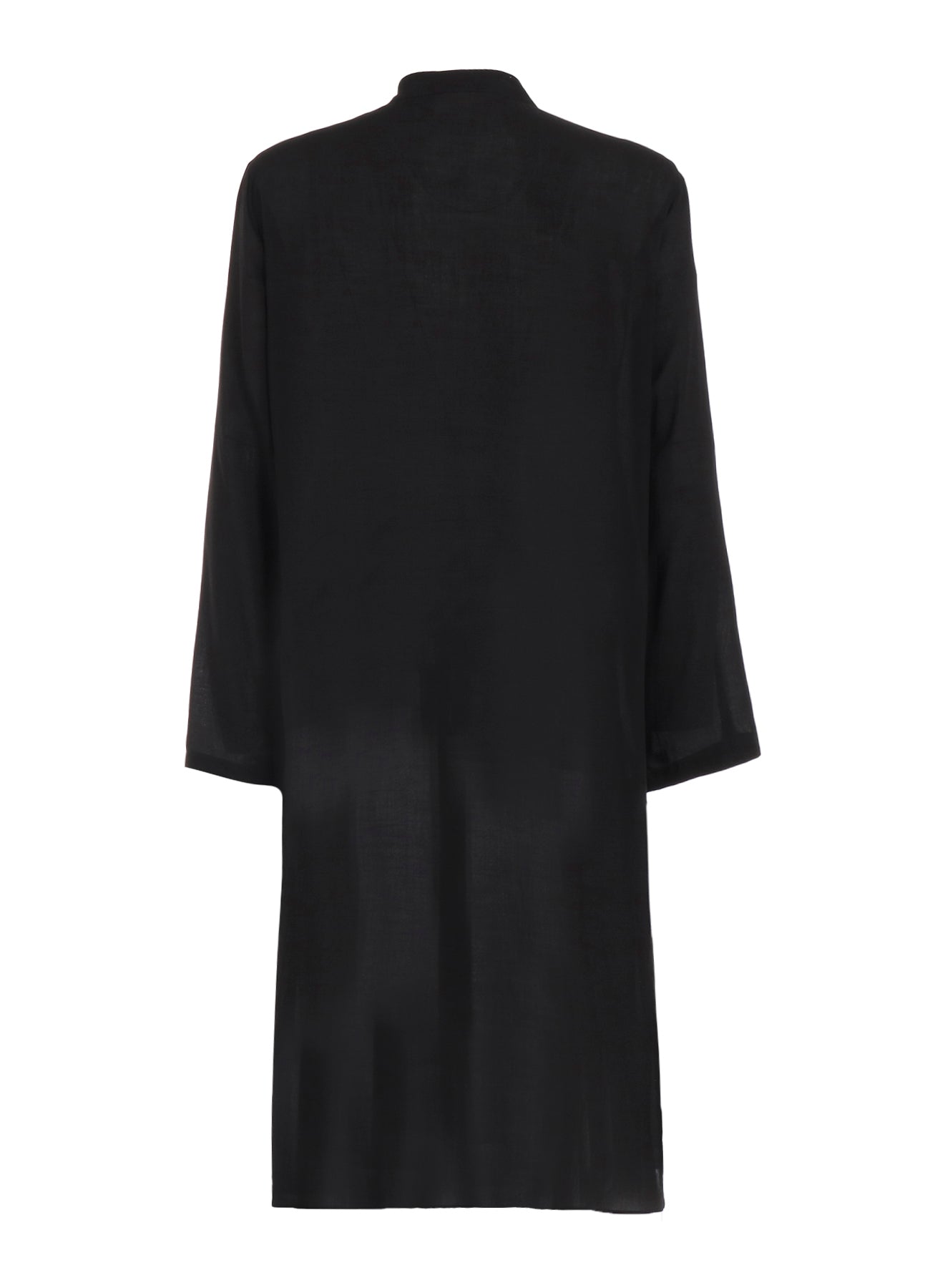 80 MODAL LOAN STAND COLLAR LONG BLOUSE