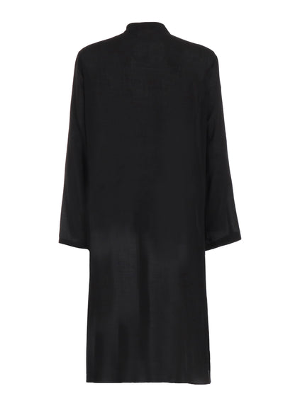 80 MODAL LOAN STAND COLLAR LONG BLOUSE