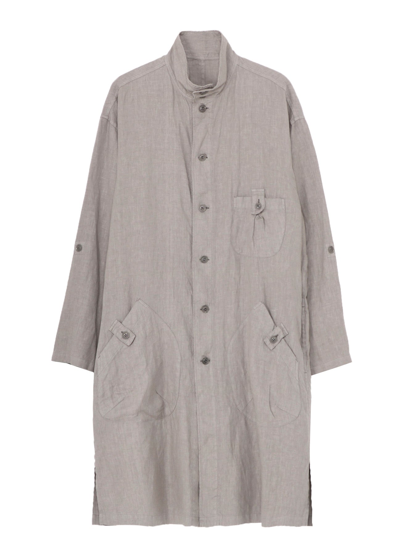 GARMENT DYE FLAX SHIRT COAT