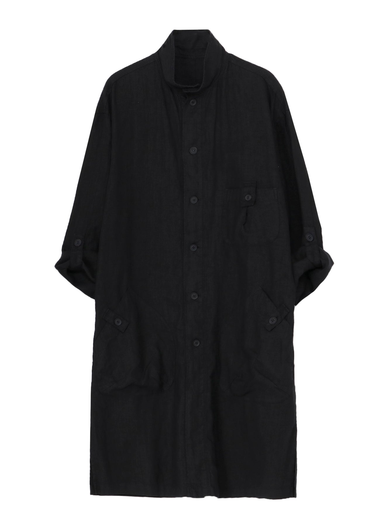GARMENT DYE FLAX SHIRT COAT