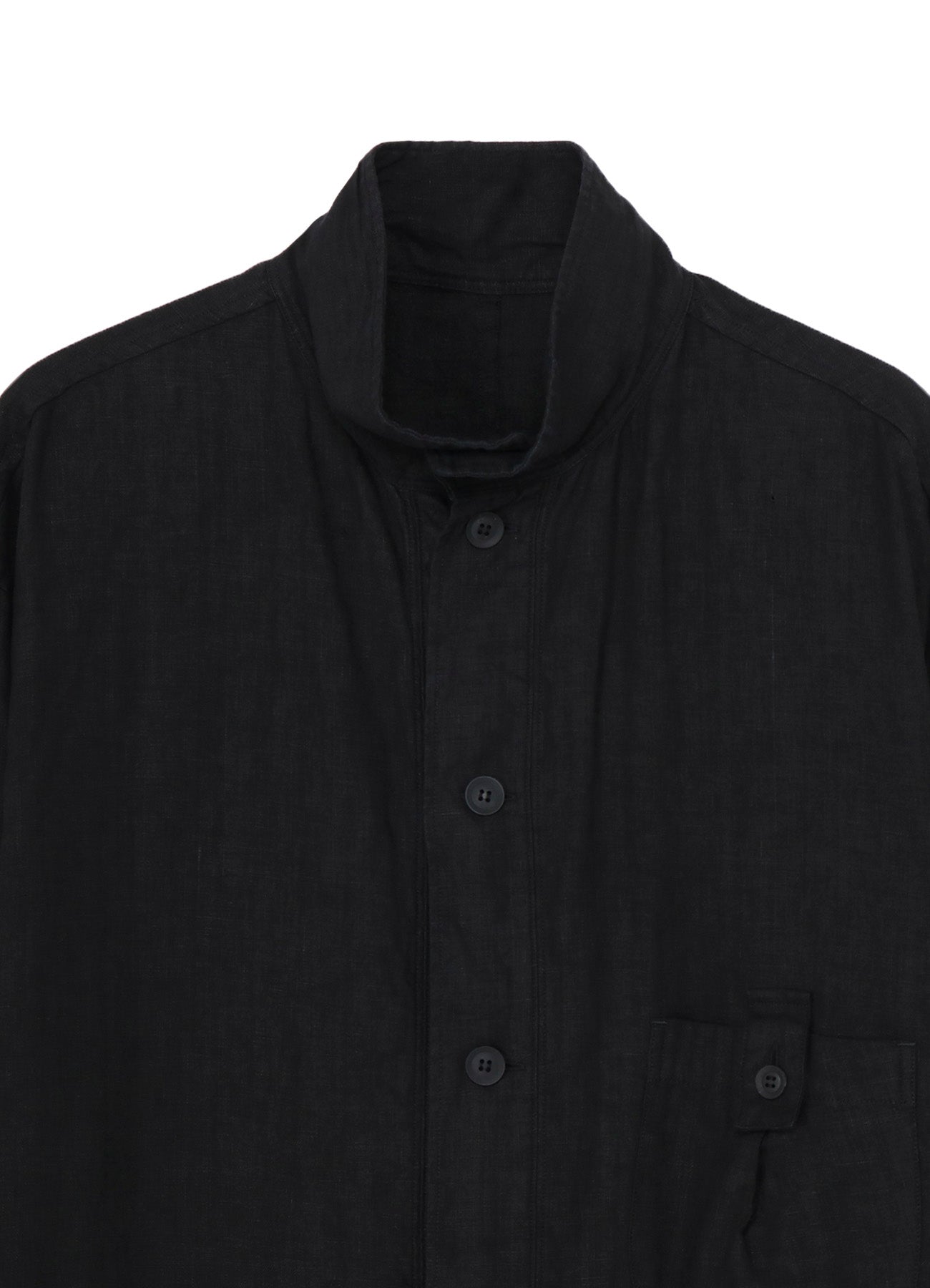 GARMENT DYE FLAX SHIRT COAT