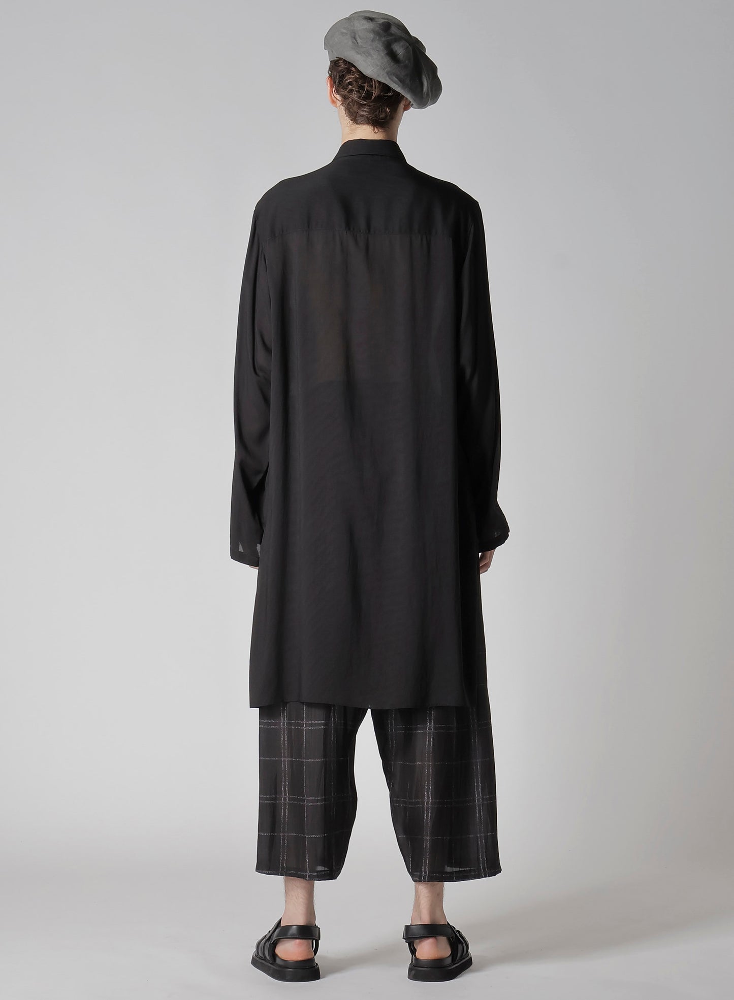 80 MODAL LOAN ASYMMETRY COLLAR BLOUSE