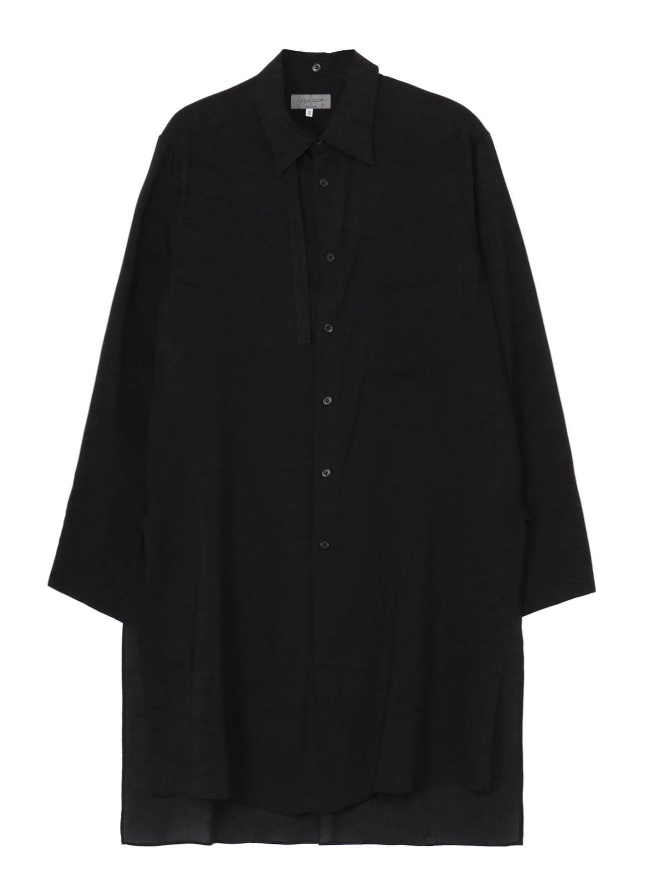 80 MODAL LOAN ASYMMETRY COLLAR BLOUSE