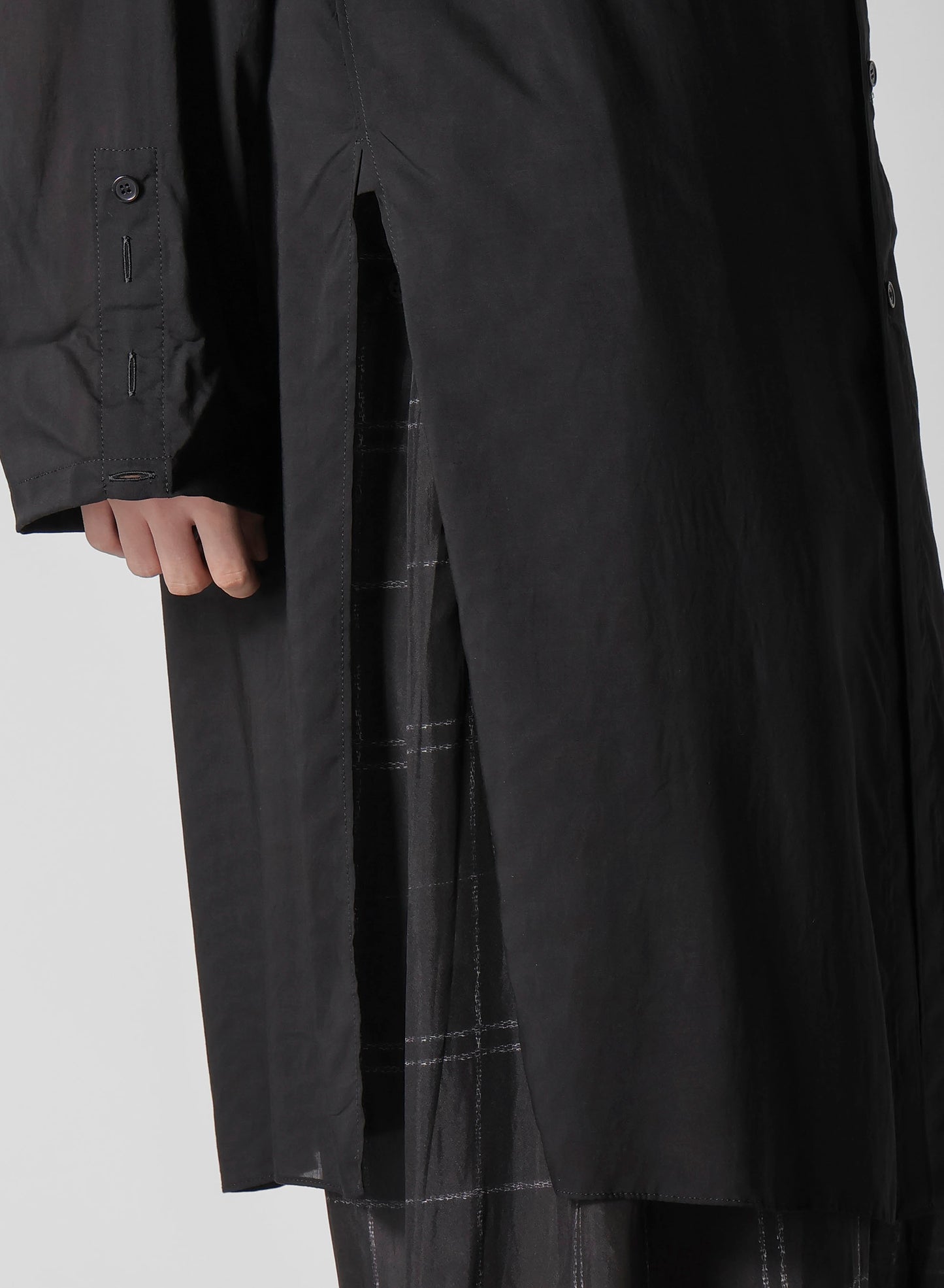 80 MODAL LOAN ASYMMETRY COLLAR BLOUSE